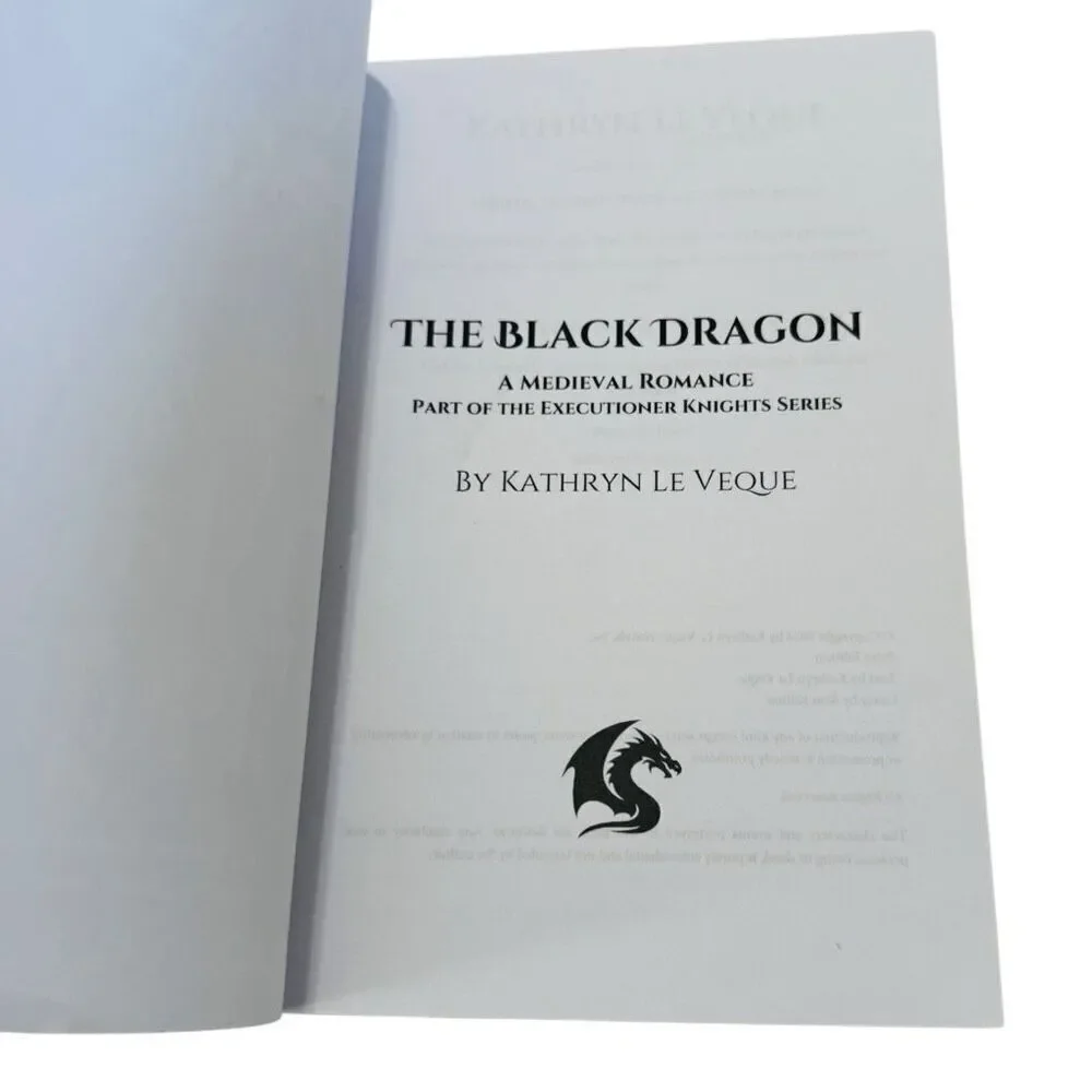 The Black Dragon by Kathryn Le Veque (The Executioner Knights) (2024, Paperback)